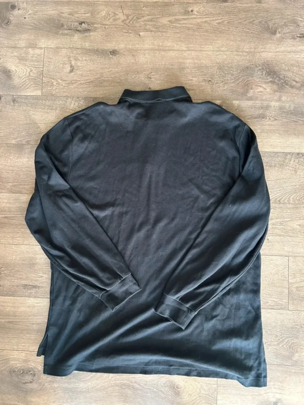 Polo Ralph Lauren XL/TG Black Long Sleeve Polo Shirt
